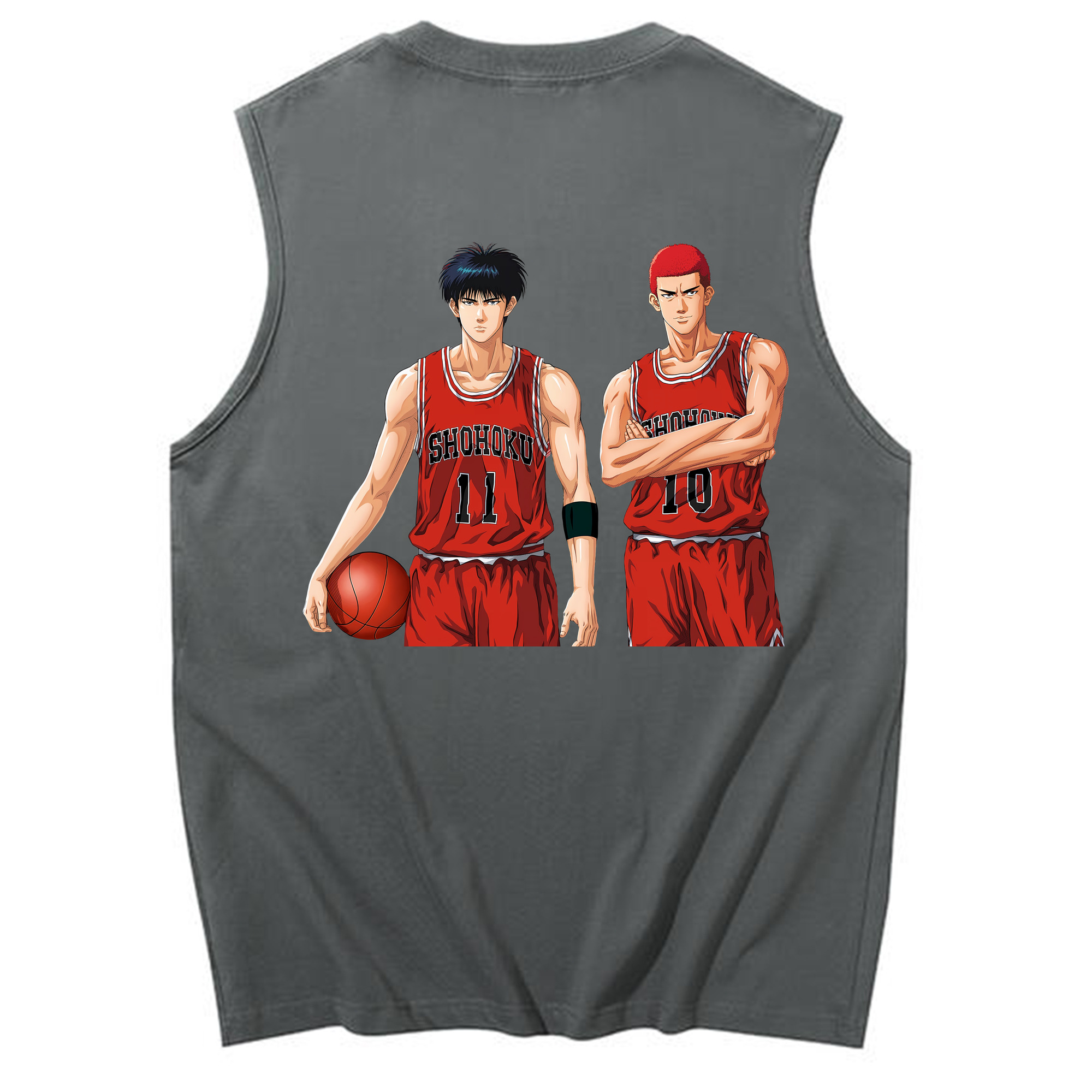 （画像用） SLAM DUNK／スラムダンク コットン100％タンクトップ（背面プリント）